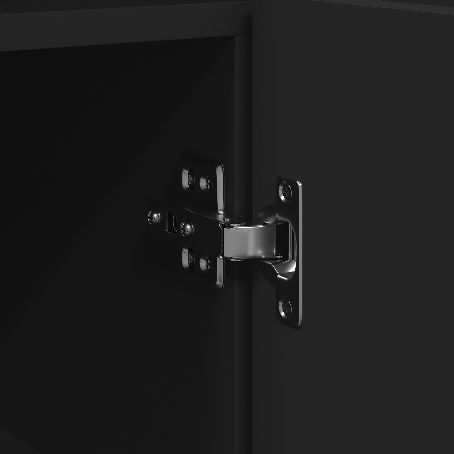 Skjenk Svart 116 x 30 x 75 cm Skjenk