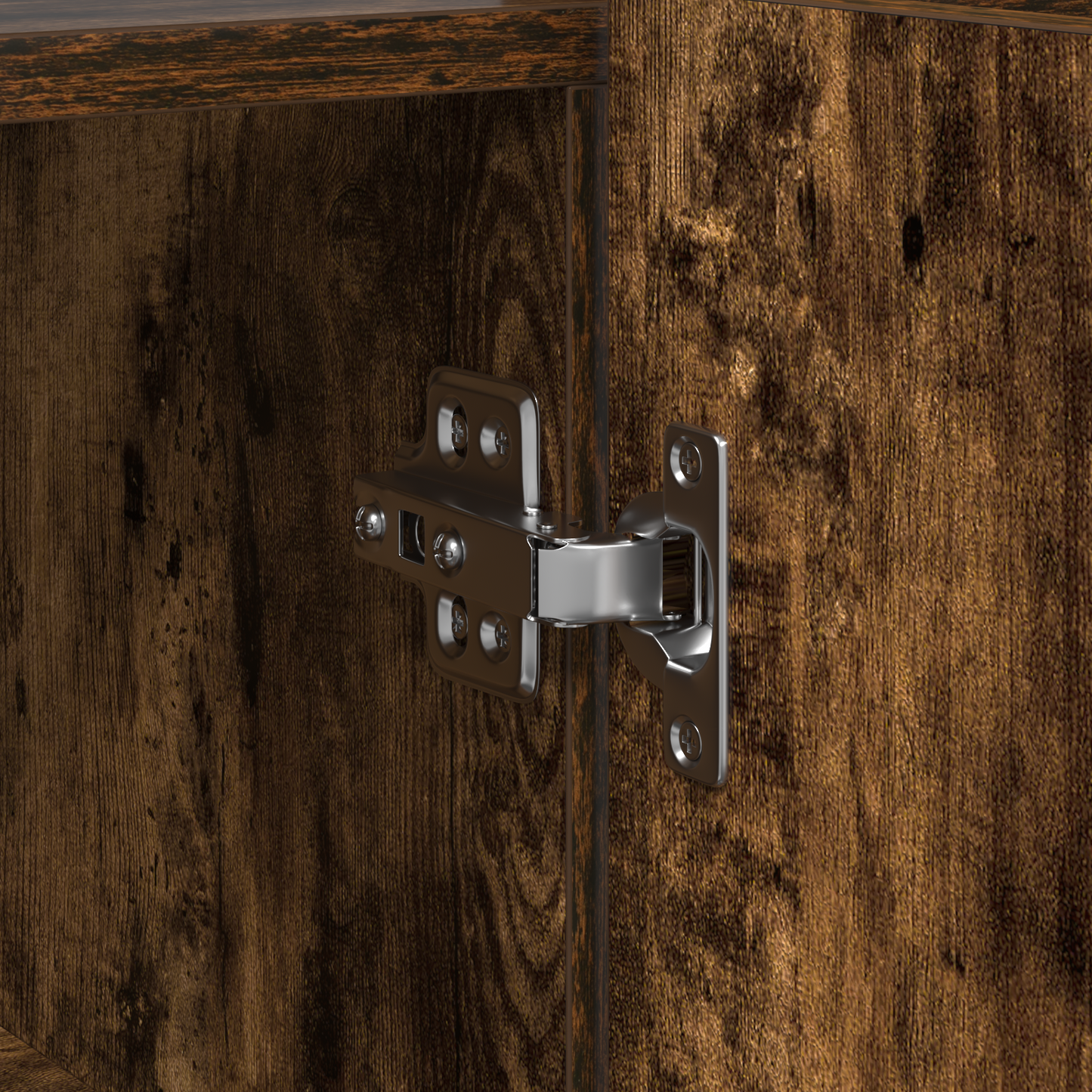 Skap Røkt Eik 116 x 30 x 75 cm