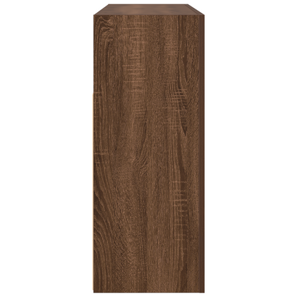 Salongbord Sofabord Brun Eik 116 x 30 x 75 cm Rektangulært