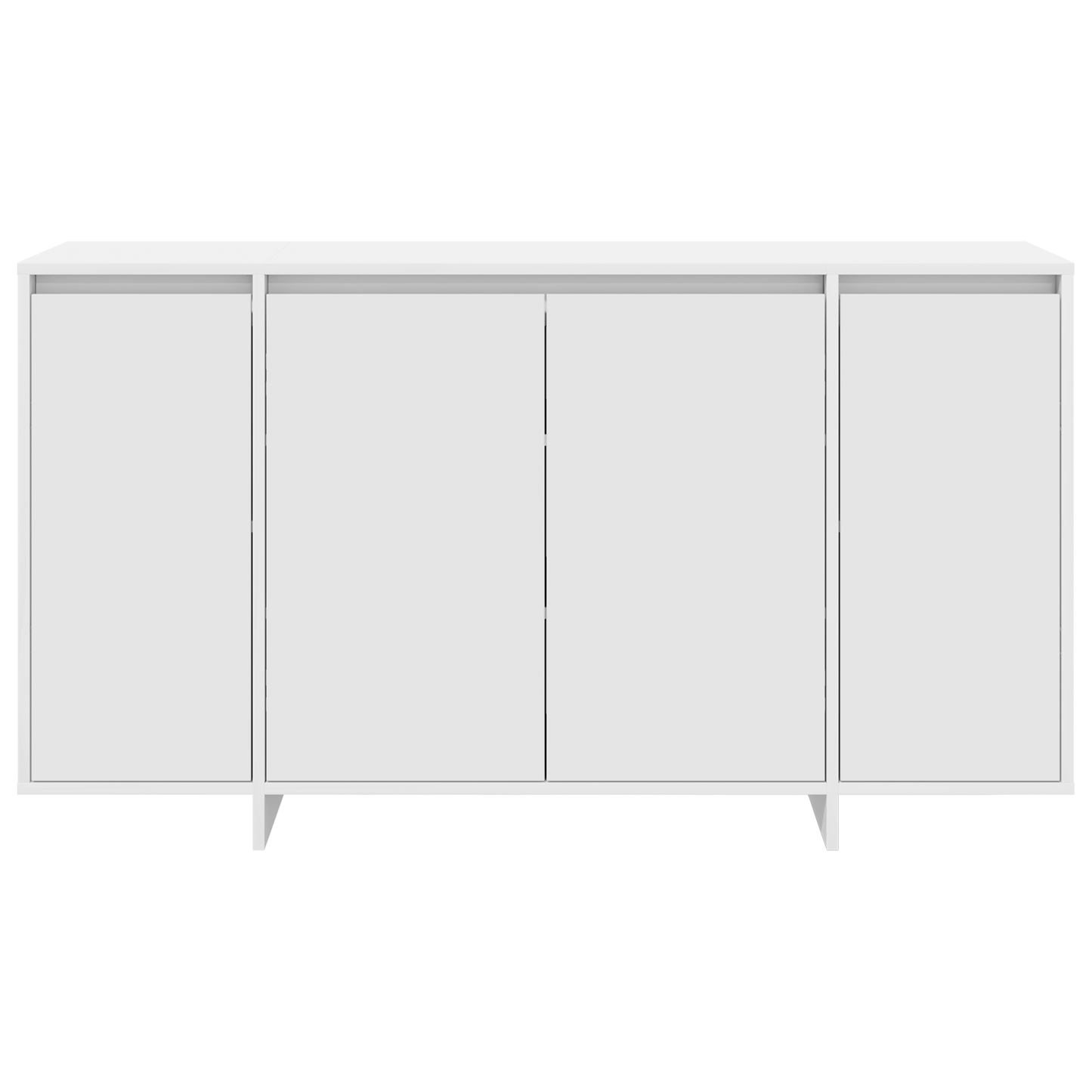 Skjenk Hvit Tre 135 x 41 x 75 cm Hvit Sideboard