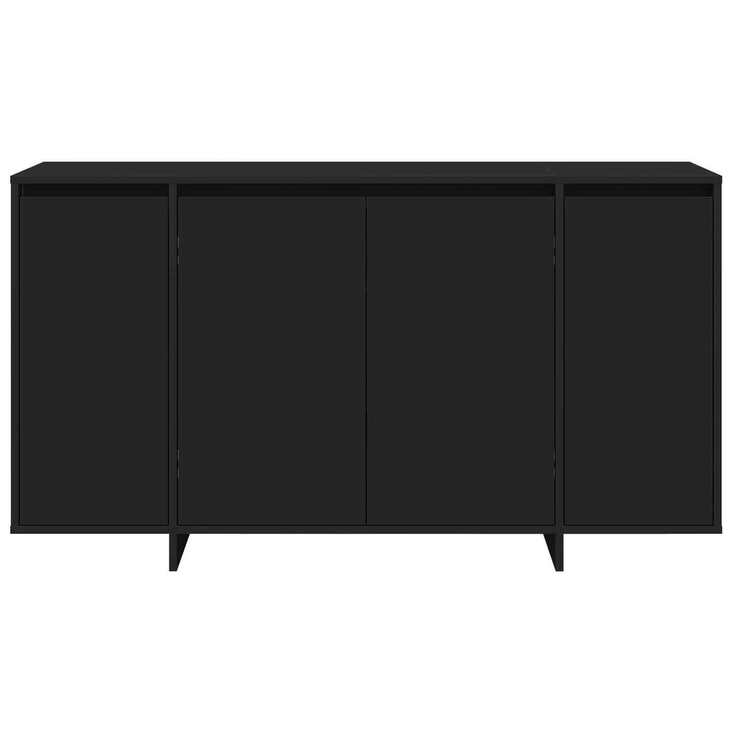 Skjenk Svart Serviesskap 135 x 41 x 75 cm