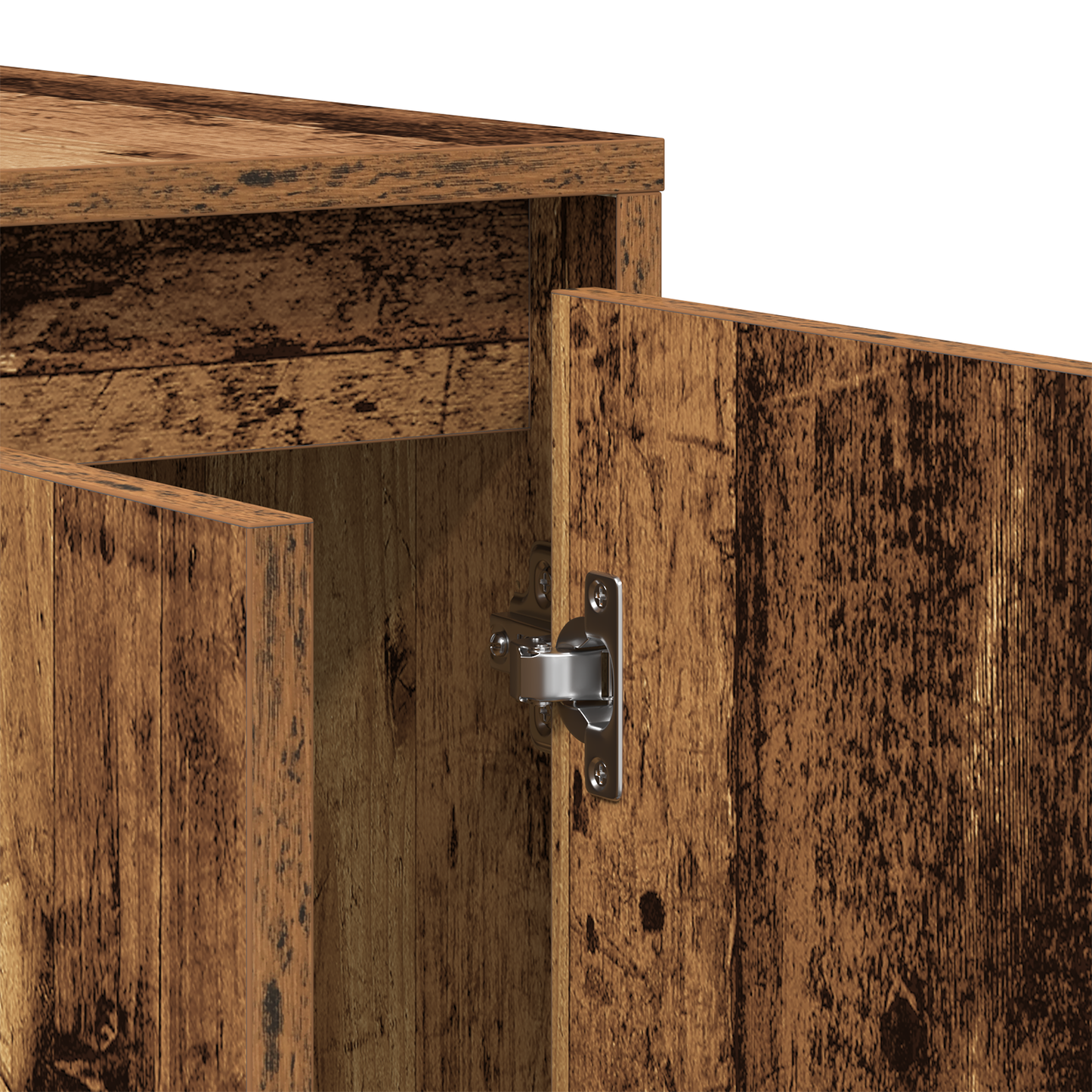 Skjenk Gammelt Tre Solid gjenvunnet tre