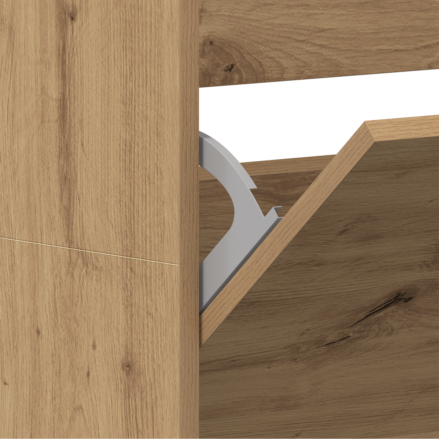 Skoskap Skohylle Skobenk Brun Eik 80 x 21 x 163.5 cm