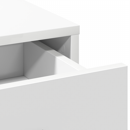 Sminkebord Hvit 2-delt Sett LED