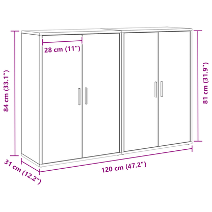 Skjenk Gammelt Tre 60 x 31 x 84 cm