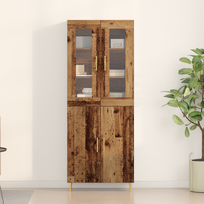 Skap Gammelt Tre 69.5x34x180 cm