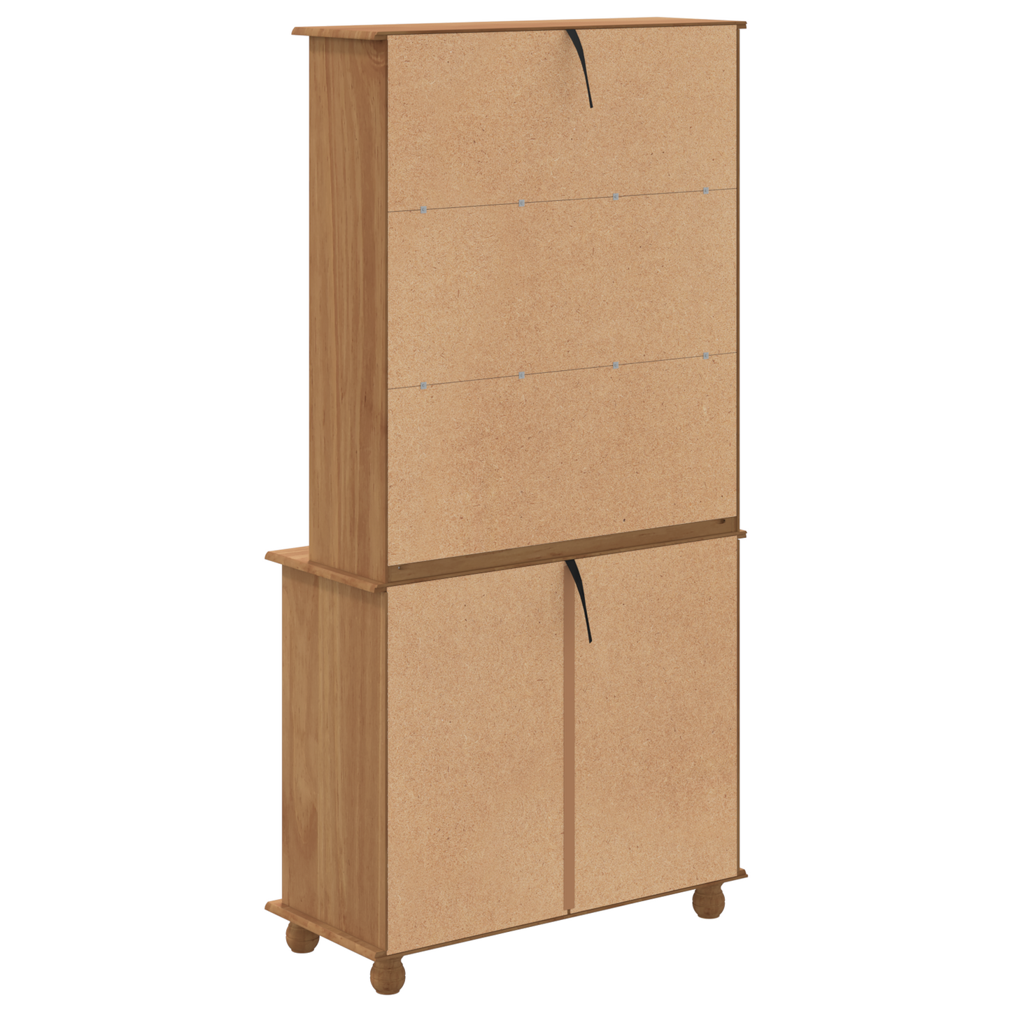 Kommode Brun 'ASKIM'Honningbrun 91x40x183 cm Massivt furu