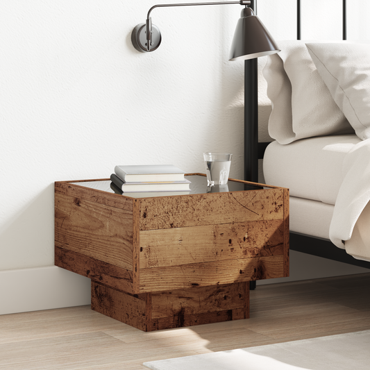 Skap Gammelt Tre 40 x 40 x 30 cm, Glass