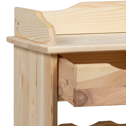 Vinstativ Vinreol 90x60x30 cm Massivt Tre Furu