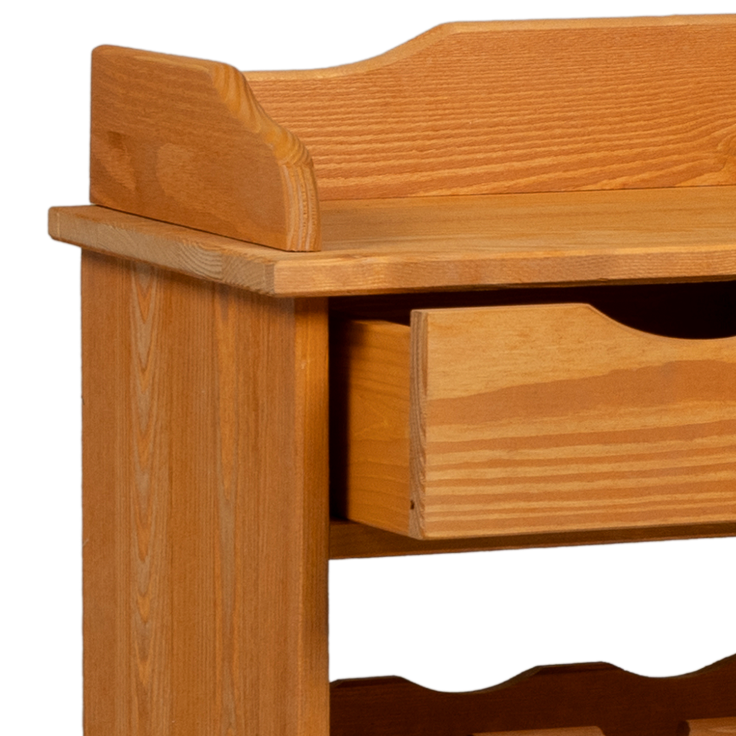 Vinstativ Vinreol 90x60x30 cm Solid furu