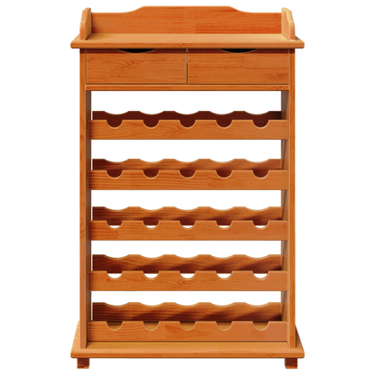 Vinstativ Vinreol 90x60x30 cm Solid furu