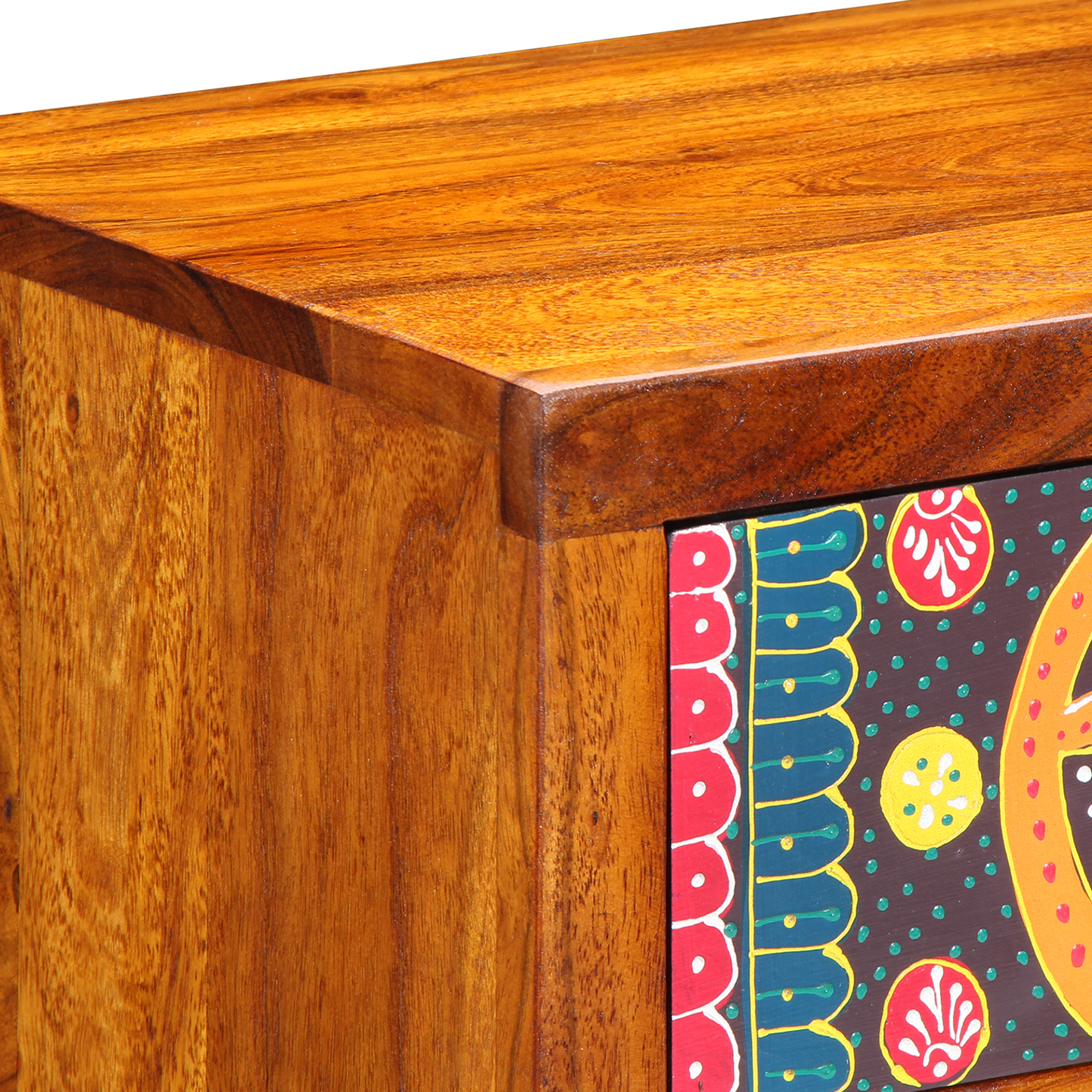 Nattbord Sengbord Tre 40x35x35 cm Massiv Akasietre