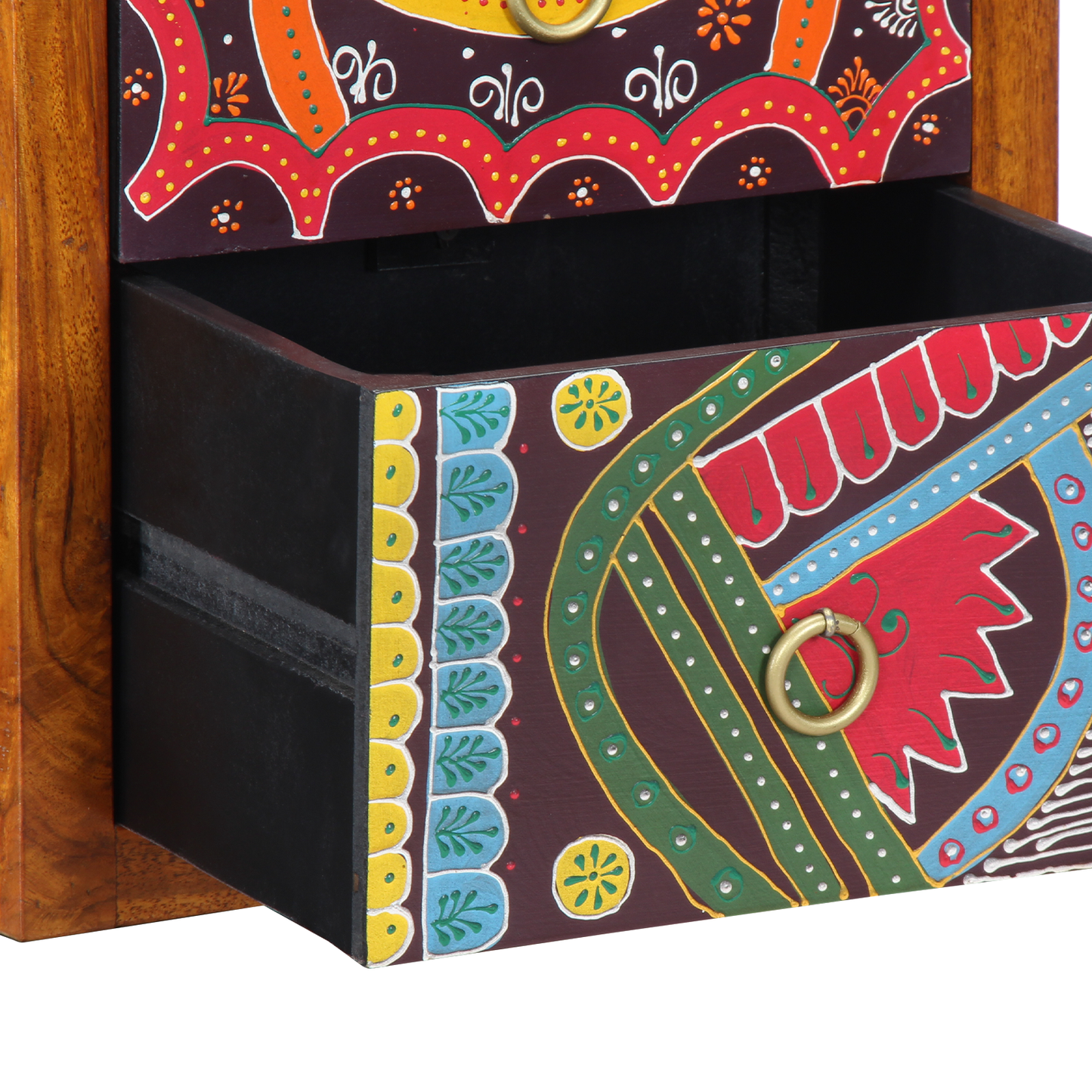 Nattbord Sengbord Tre 35x30x40 cm Massivt akasietre