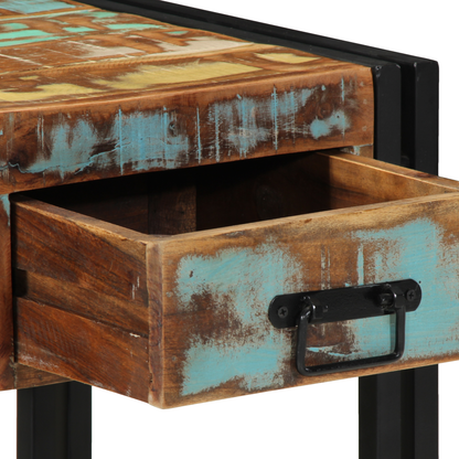 Nattbord Sengbord Tre 40x40x50 cm Solid gjenvunnet tre