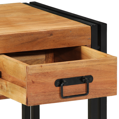 Nattbord Sengbord Tre 40x40x50 cm Solid Akasietre