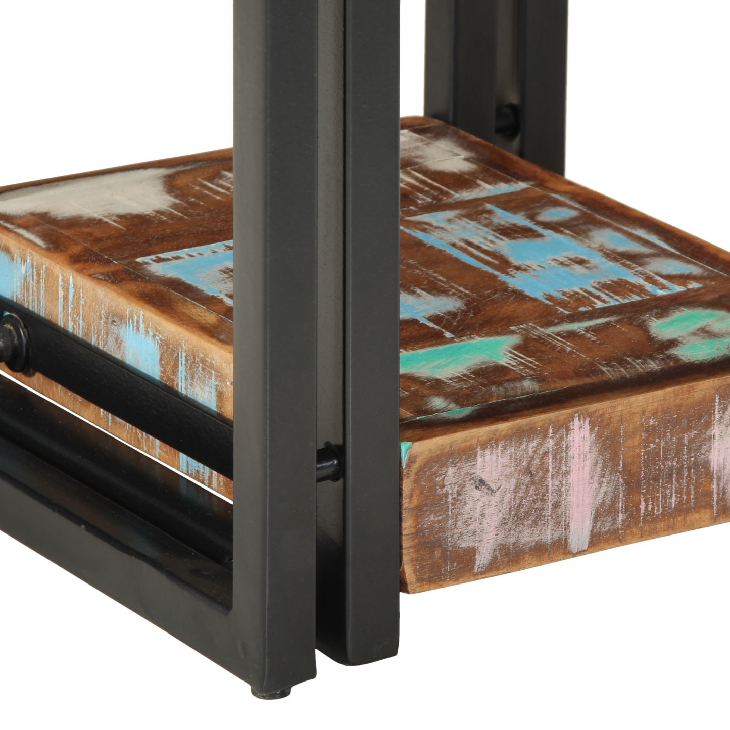 Nattbord Sengbord Tre Gjenvunnet Heltre 40x40x40 cm