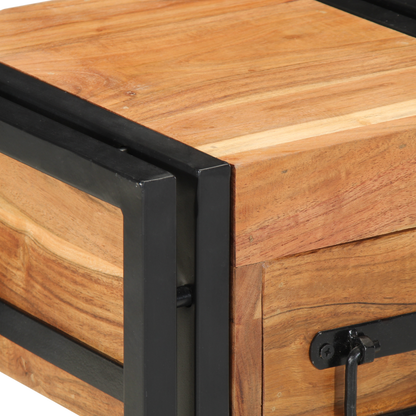 Nattbord Sengbord Tre Heltre Akasietre 30x30x40 cm