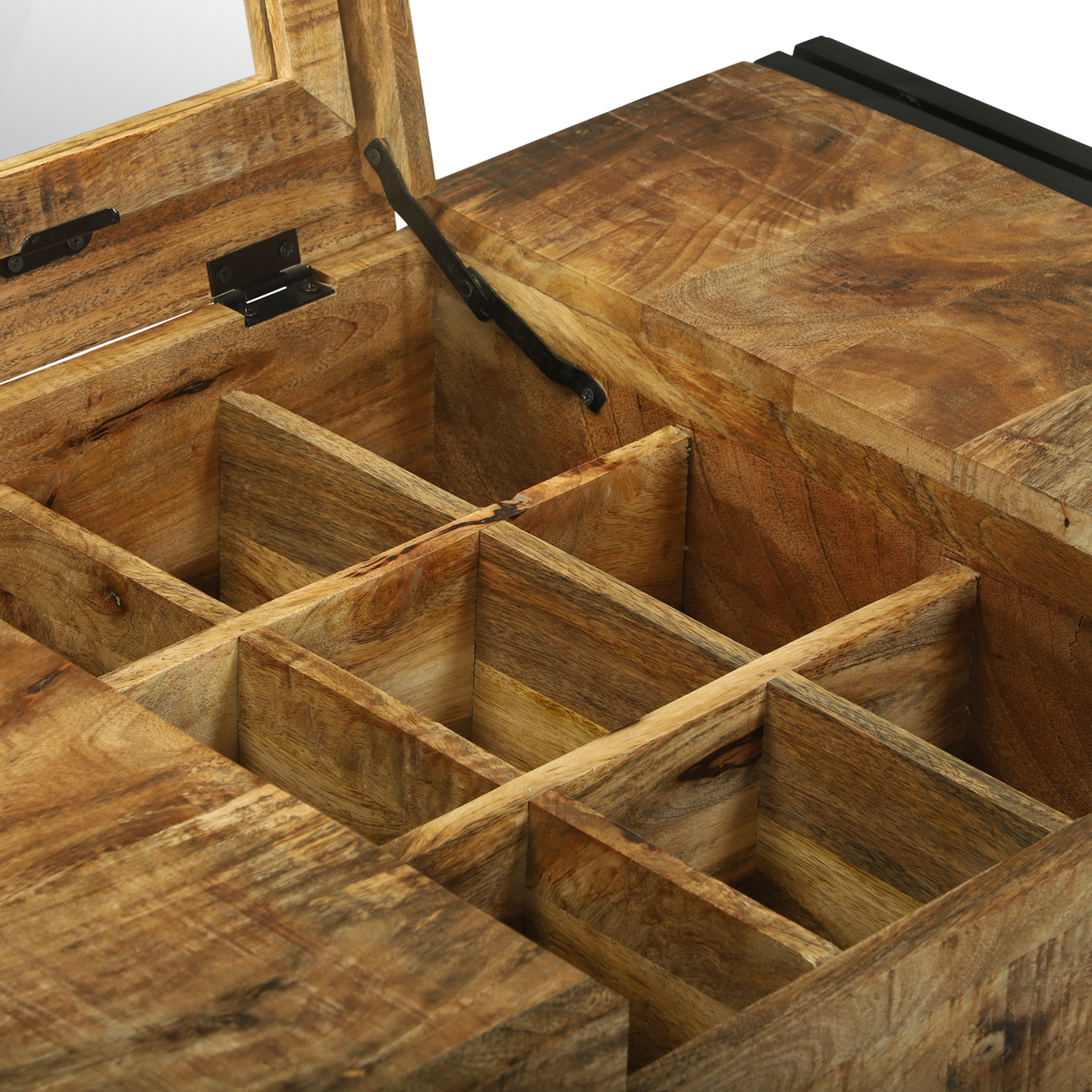 Sminkebord Tre 90x50x75 cm Solid Mangotre