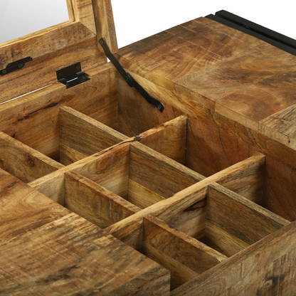 Sminkebord Tre 90x50x75 cm Solid Mangotre