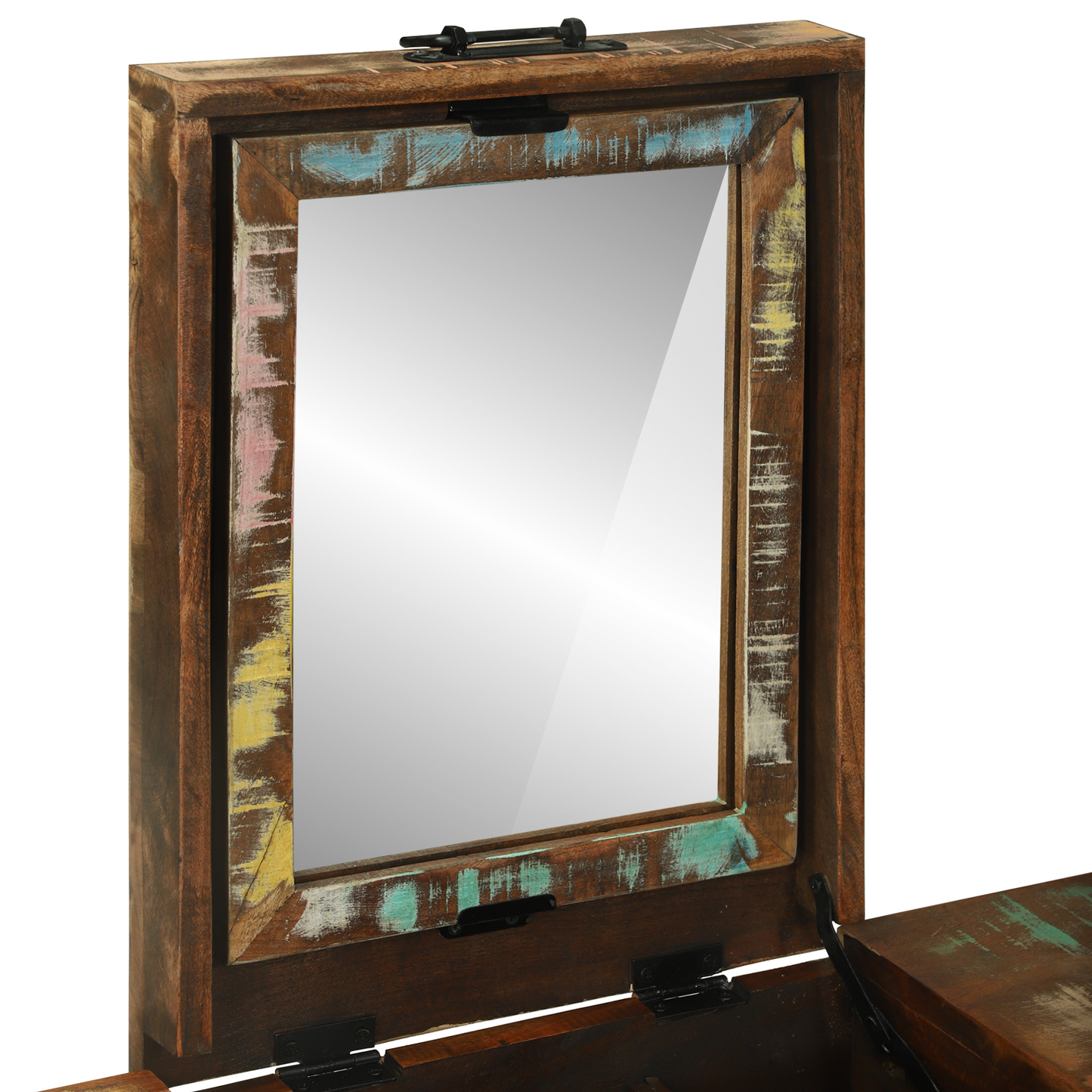 Sminkebord Tre 90x50x75 cm Solid Tre Gjenvunnet