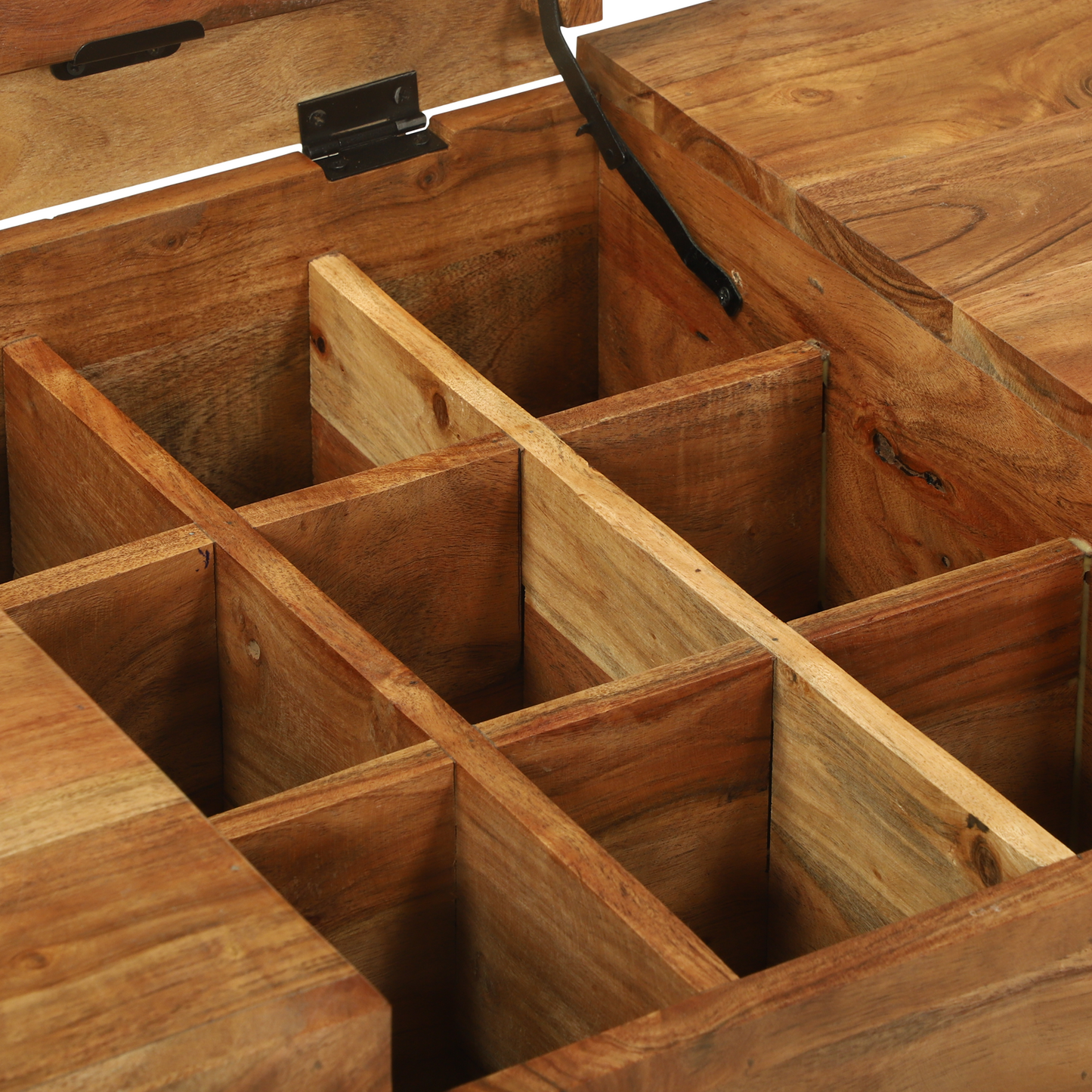 Sminkebord Tre 90x50x75 cm Massivt Akasietre