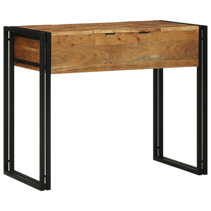 Sminkebord Tre 90x50x75 cm Massivt Akasietre