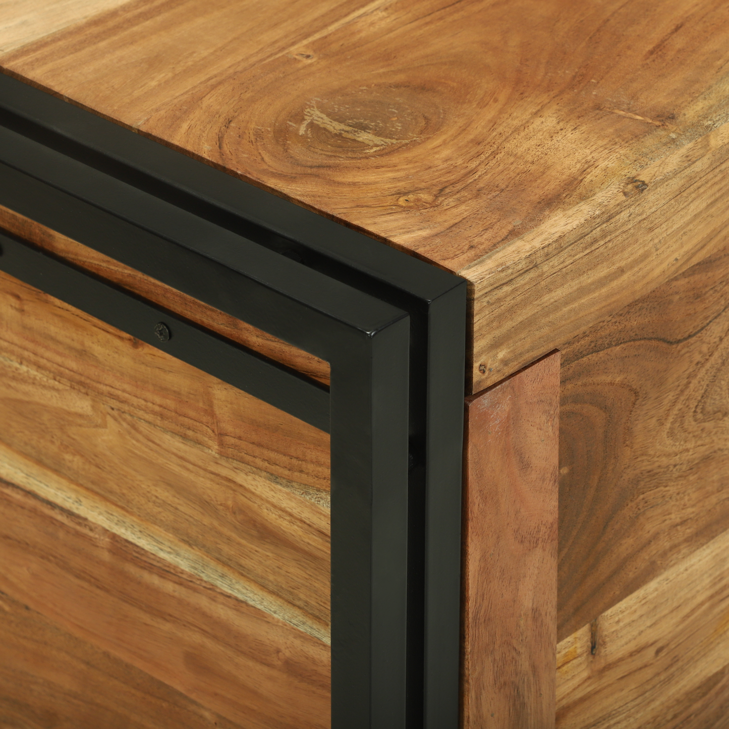 Oppbevaringsbenk Brun 50 x 50 x 50 cm Massivt akasietre