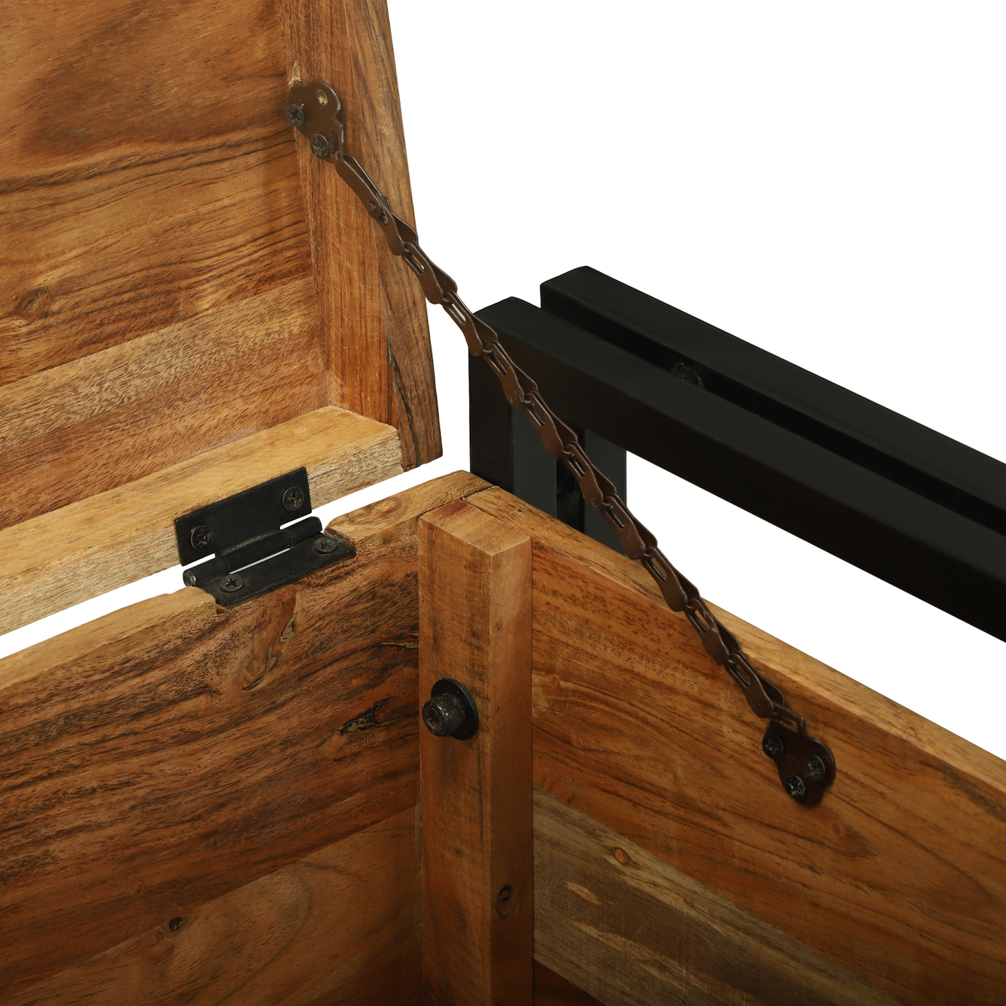 Oppbevaringsbenk Brun 50 x 50 x 50 cm Massivt akasietre