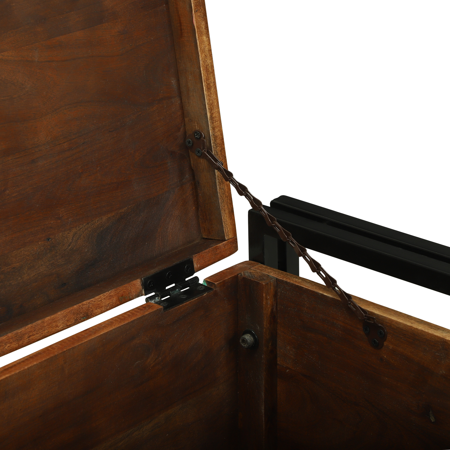 Oppbevaringsbenk Flerfarget 80x50x50 cm Solid Tre Gjenvunnet