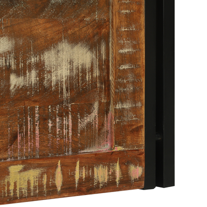 Oppbevaringsbenk Flerfarget 80x50x50 cm Solid Tre Gjenvunnet