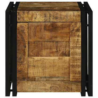 Oppbevaringsbenk 40x40x40 cm Solid Grov Mangotre