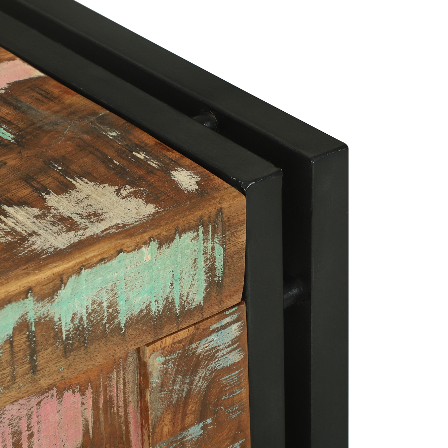 Oppbevaringsbenk Flerfarget 40 x 40 x 40 cm Massivt akasietre