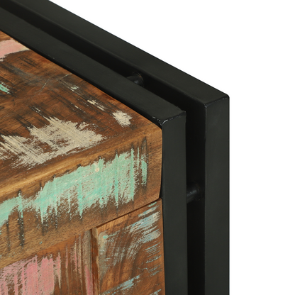 Oppbevaringsbenk Flerfarget 40 x 40 x 40 cm Massivt akasietre