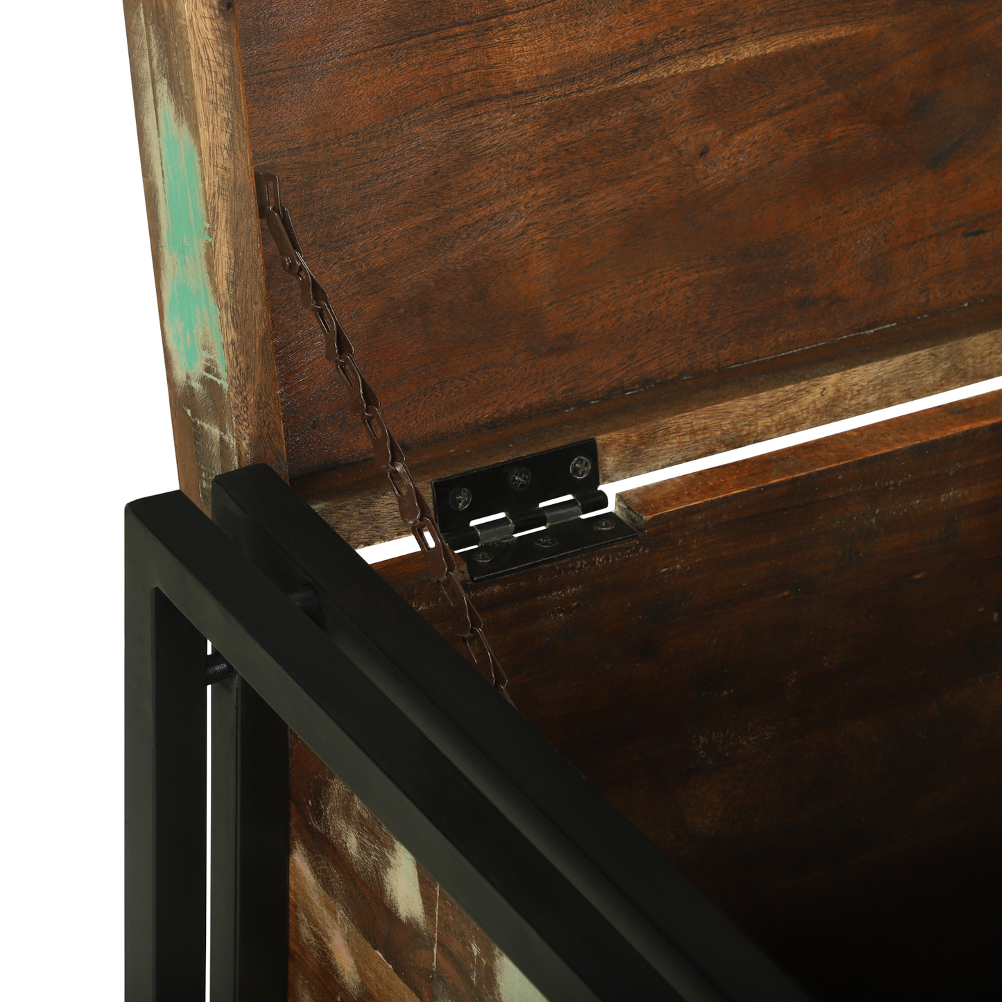 Oppbevaringsbenk 60x40x41 cm Solid Tre Gjenvunnet