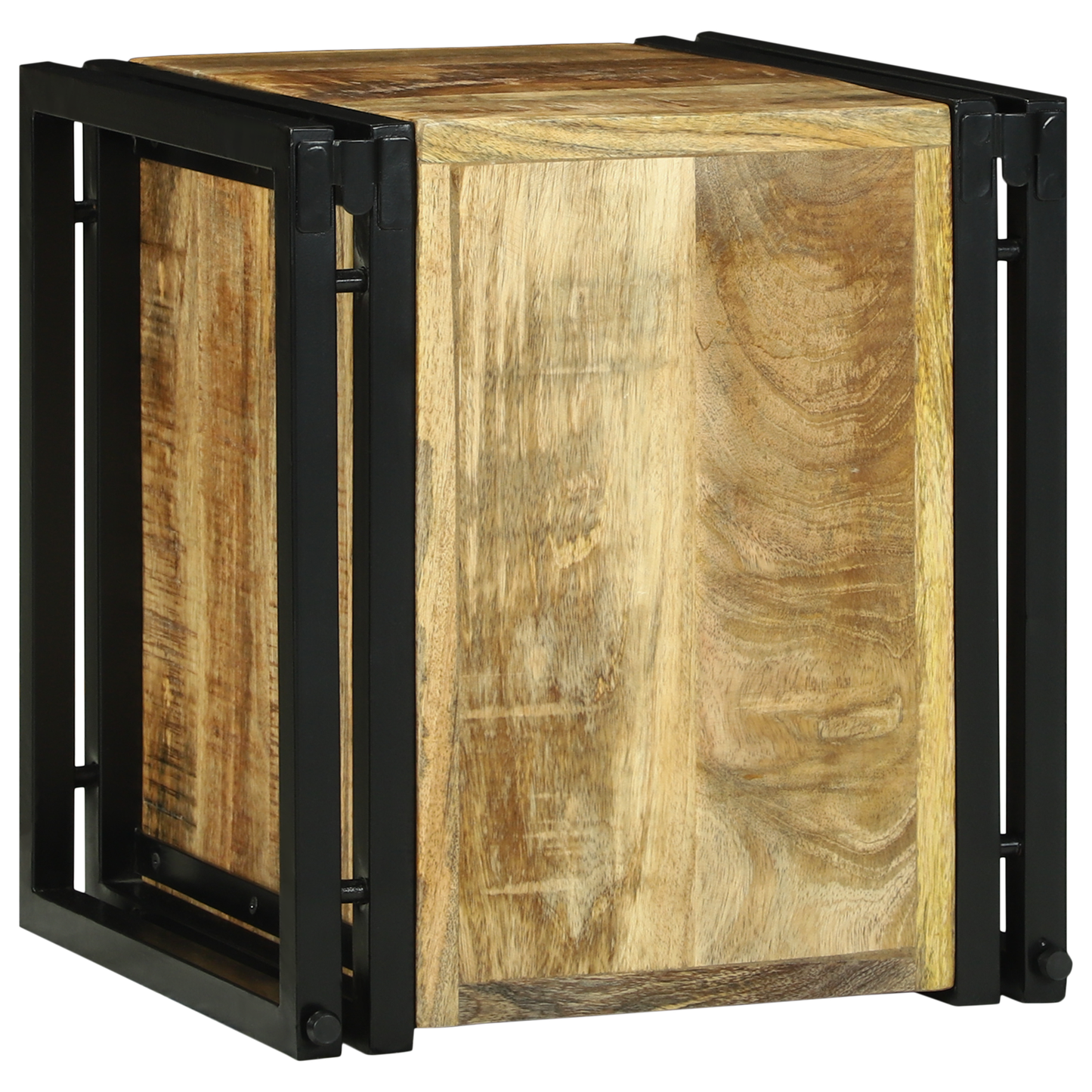 Vinstativ Vinreol 34.5 x 35 x 39 cm Solid Tre Ruftig mangotre