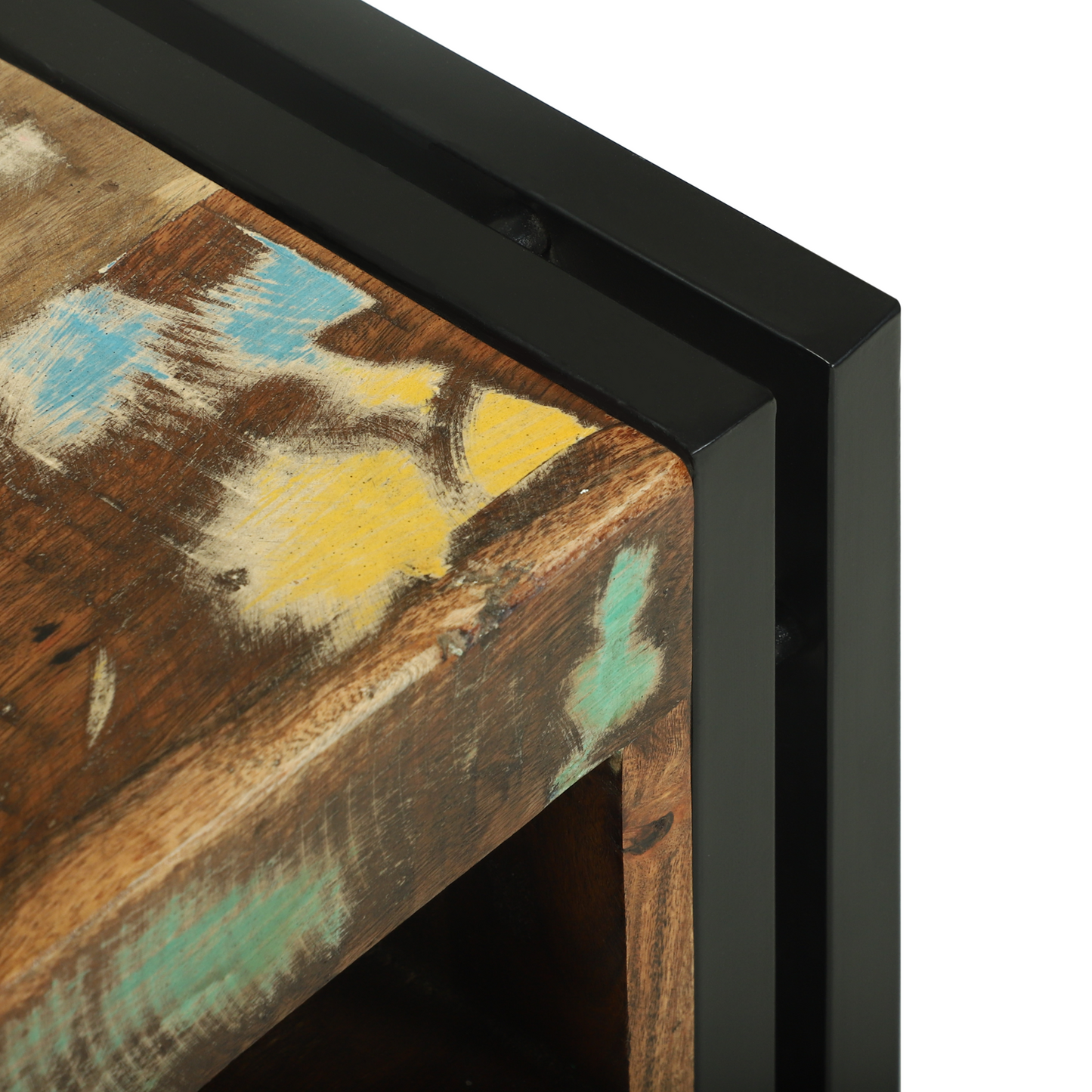 Vinstativ 34.5x35x39 cm Solid Gjenvunnet Tre