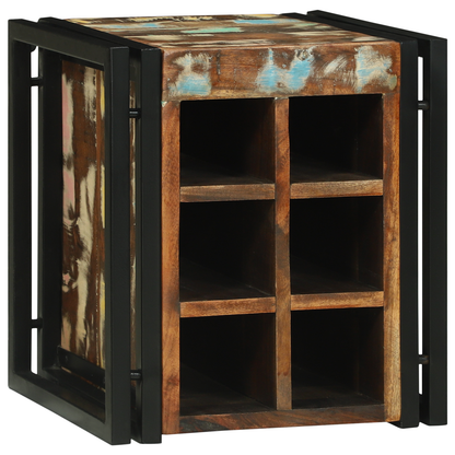 Vinstativ 34.5x35x39 cm Solid Gjenvunnet Tre