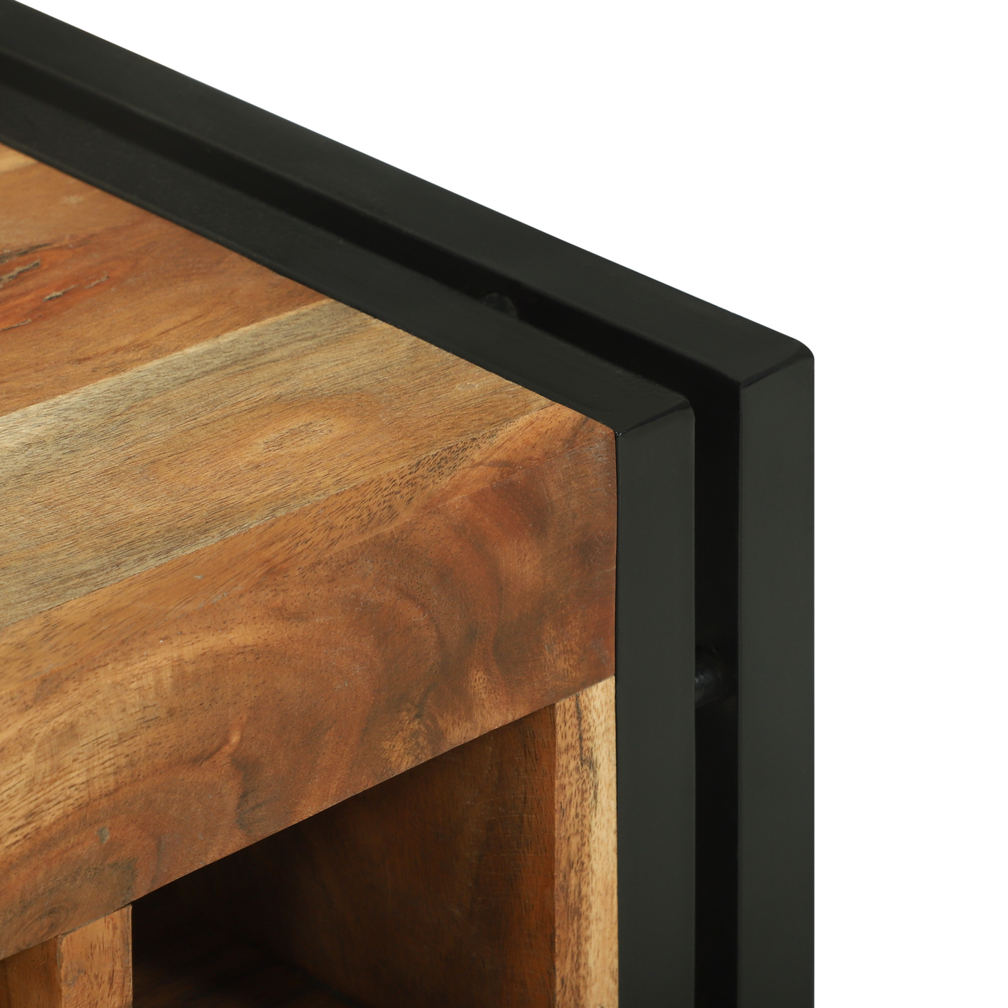 Vinstativ Vinreol 34.5x35x39 cm Massivt Akasietre