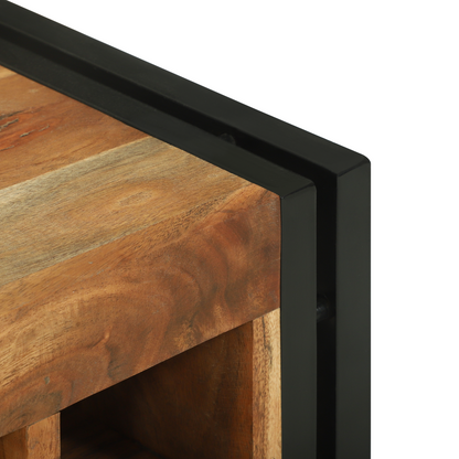 Vinstativ Vinreol 34.5x35x39 cm Massivt Akasietre