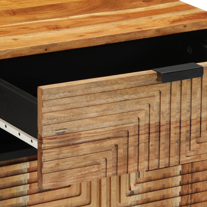 Nattbord Sengbord Tre 50x33x60 cm Solid Tre Akasie