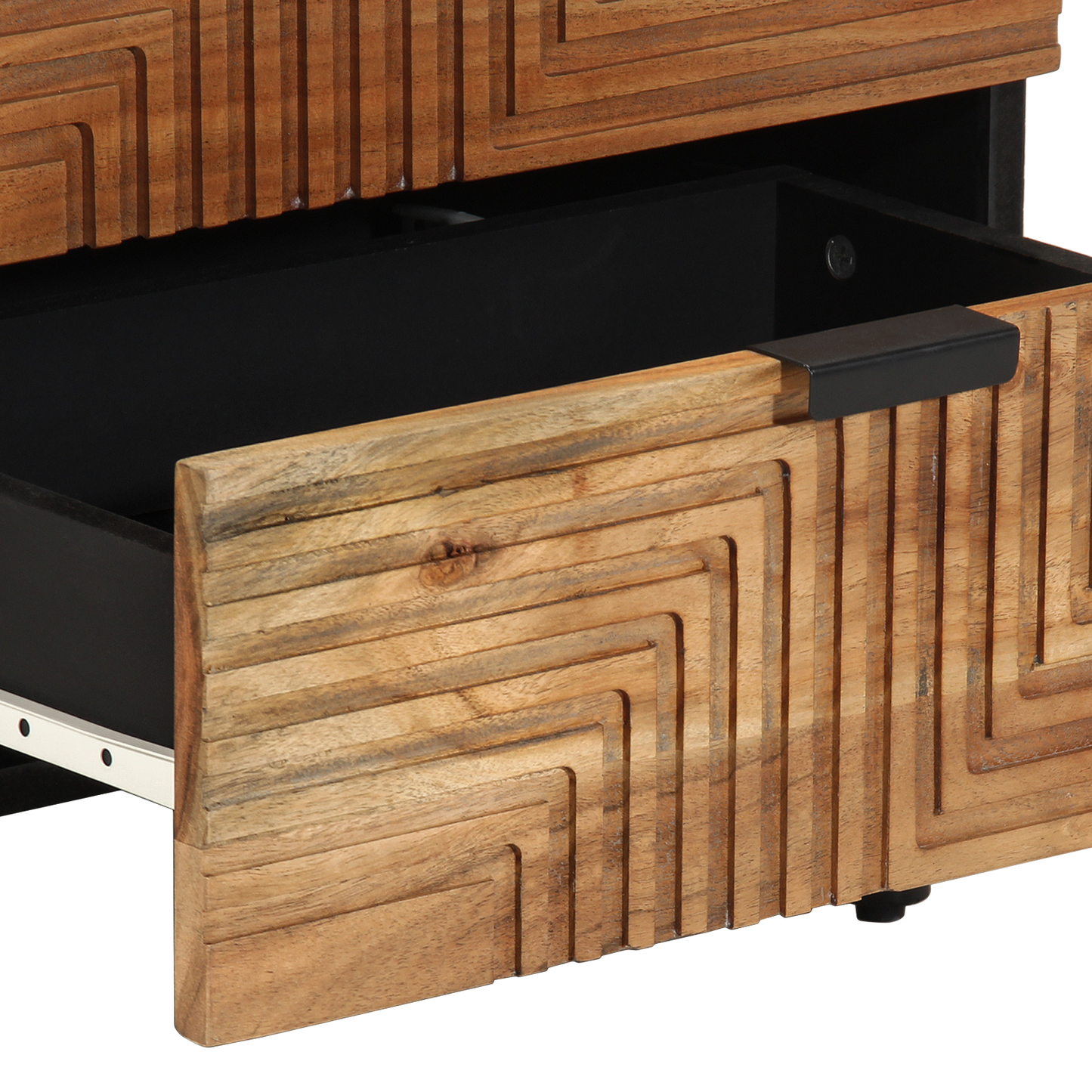 Nattbord Sengbord Tre 50x33x62 cm Massivt Akasietre