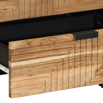 Nattbord Sengbord Tre 50x33x62 cm Massivt akasietre