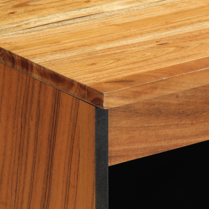 Skap Tre 60x33x75 cm Massivt Akasietre