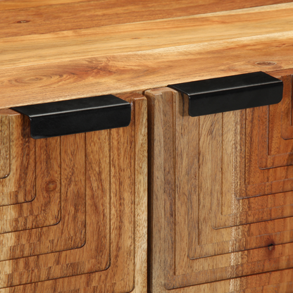 Skap Tre Sideboard 60x33x75 cm Massivt Akasietre