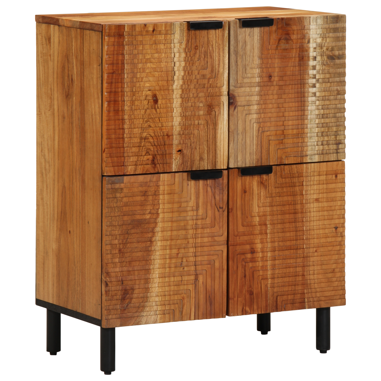 Skap Tre Sideboard 60x33x75 cm Massivt Akasietre