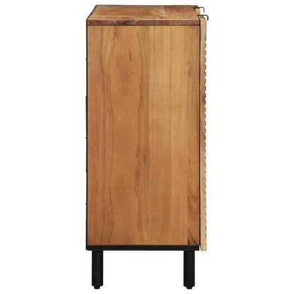 Skap Tre 90x33x75 cm Massivt Akasietre