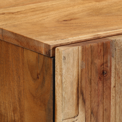 Skap Tre Massivt Akasietre 60x33x100 cm