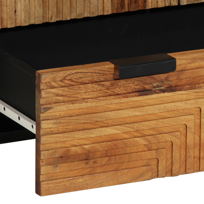 Skap Tre Massivt Akasietre 60x33x100 cm