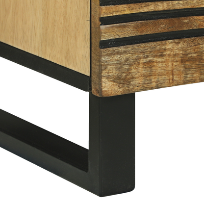 Nattbord Sengbord Brun og Svart 40 x 33.5 x 46 cm