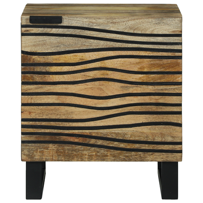 Nattbord Sengbord Brun og Svart 40 x 33.5 x 46 cm